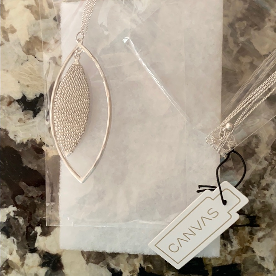 Brand New Canvas Brand Necklace
